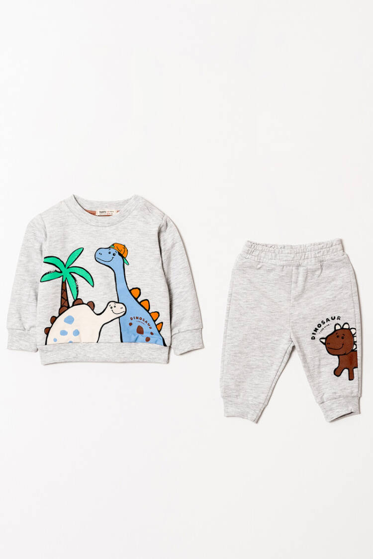 Wholesale Baby Boys Printed Tracksuit Set 6-18M - Brand: Tuffy - Kids & Baby Clothes Wholesale - Globality Store