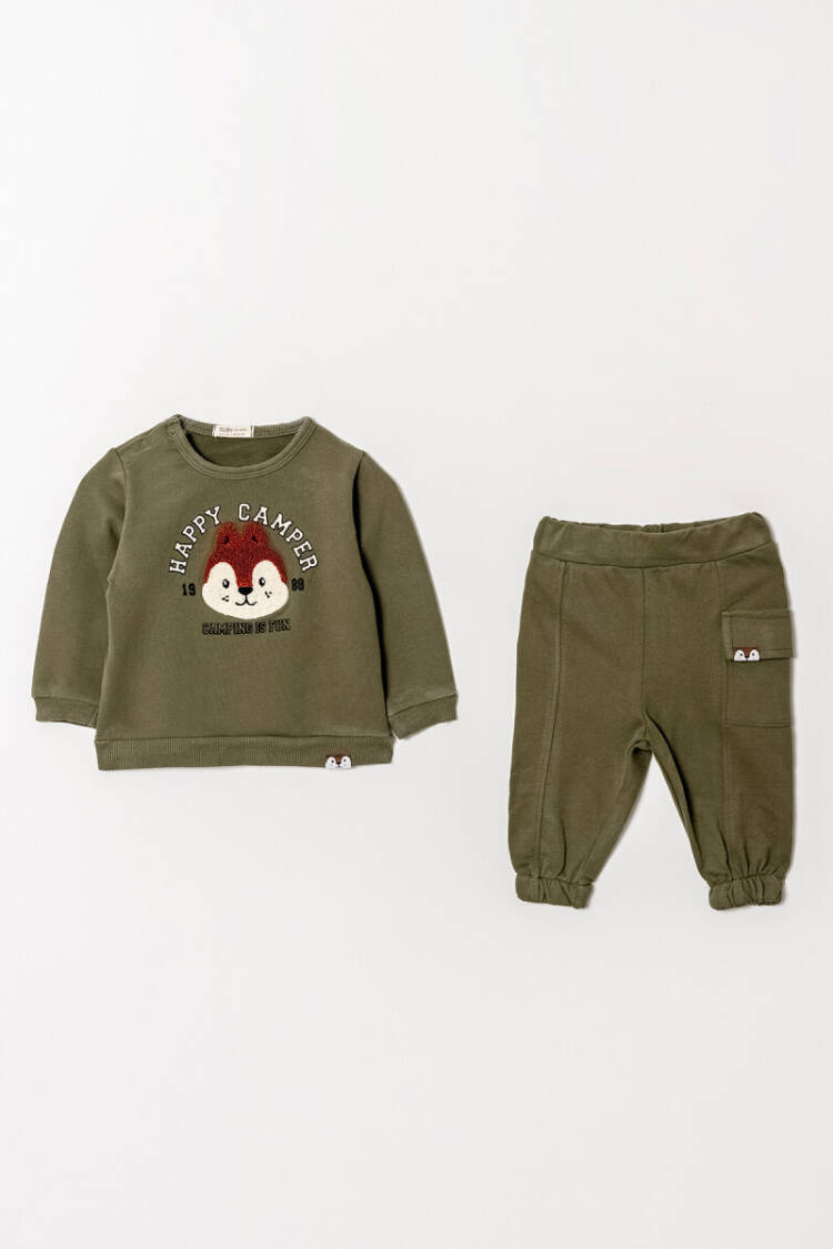 Wholesale Baby Boys Printed Tracksuit Set 6-18M - Brand: Tuffy - Kids & Baby Clothes Wholesale - Globality Store