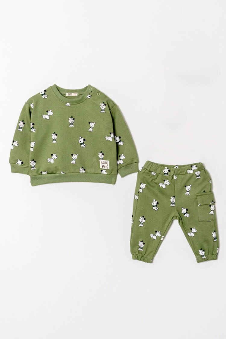 Wholesale Baby Boys Printed Tracksuit Set 6-18M - Brand: Tuffy - Kids & Baby Clothes Wholesale - Globality Store