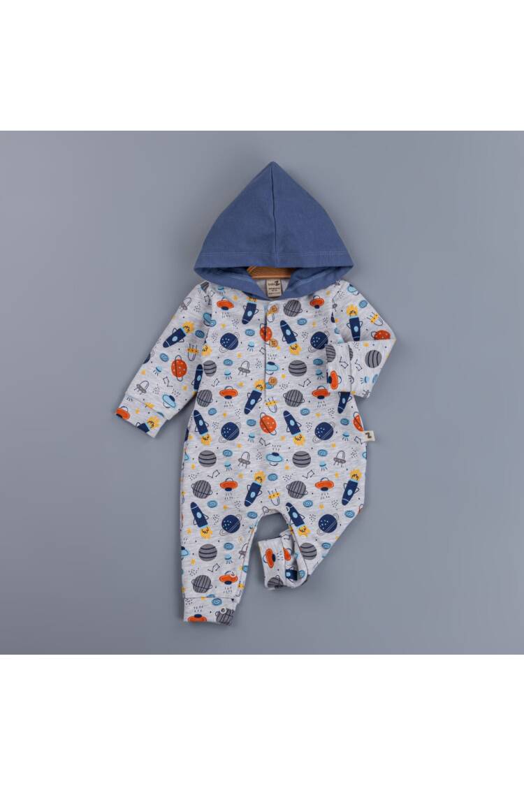 Wholesale Baby Boys Rompers With Hoodie 3-12M - Brand: BabyZ - Kids & Baby Clothes Wholesale - Globality Store