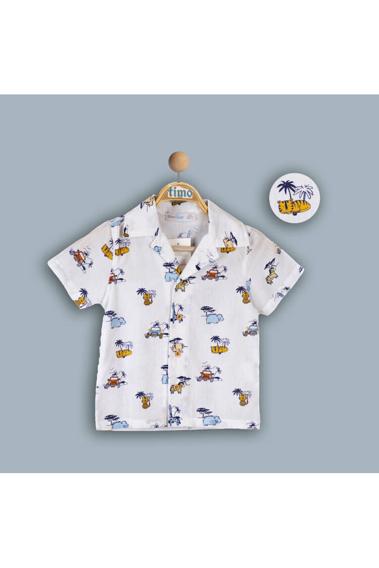 Wholesale Baby Boys Short Sleeve Shirt 6-24M - Brand: Timo - Kids & Baby Clothes Wholesale - Globality Store