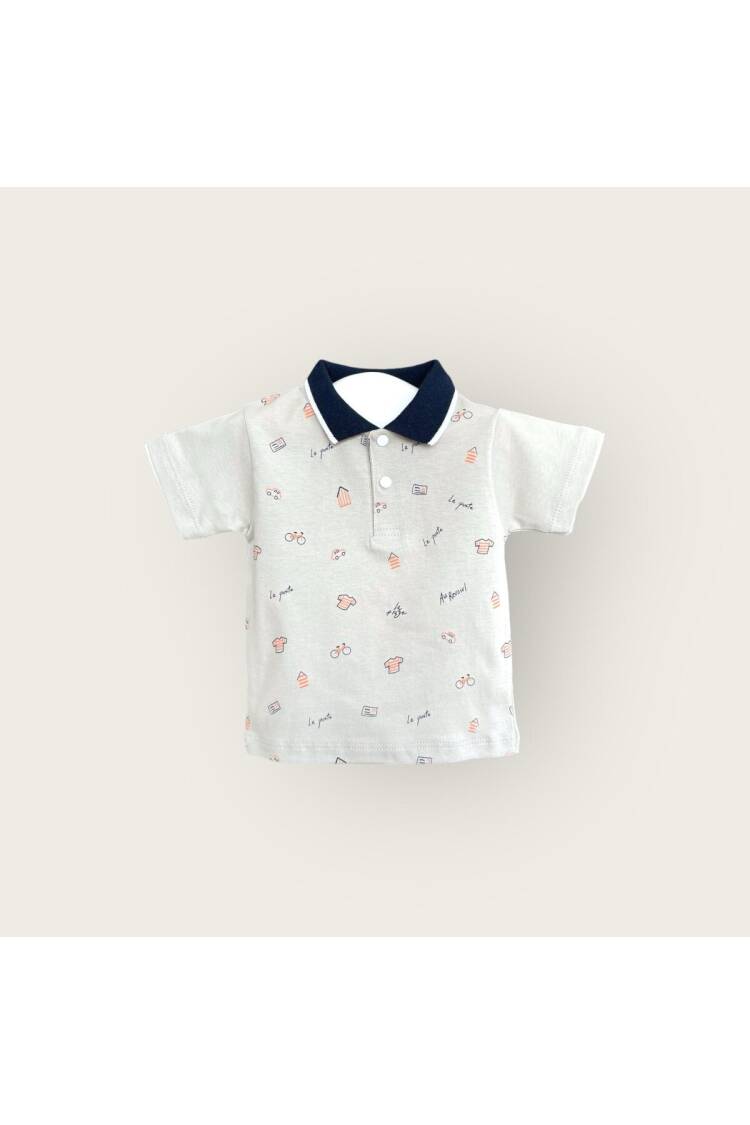 Wholesale Baby Boys T-shirt 6-18M - Brand: Algiy Mini - Kids & Baby Clothes Wholesale - Globality Store
