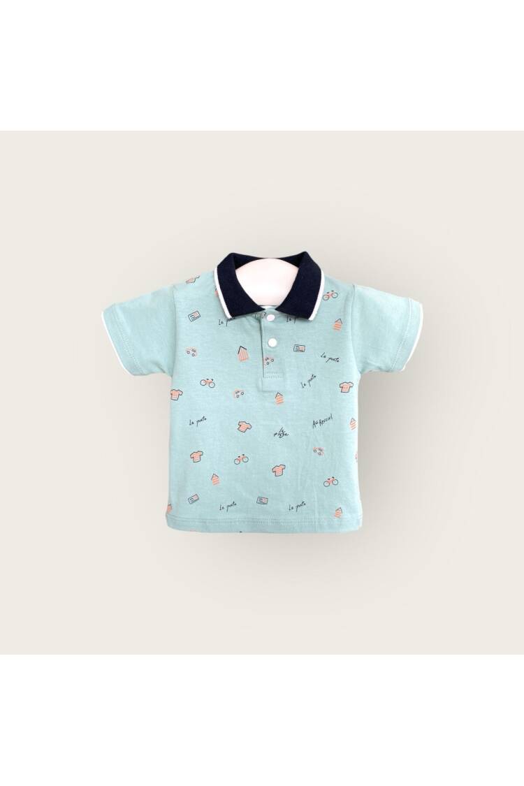 Wholesale Baby Boys T-shirt 6-18M - Brand: Algiy Mini - Kids & Baby Clothes Wholesale - Globality Store