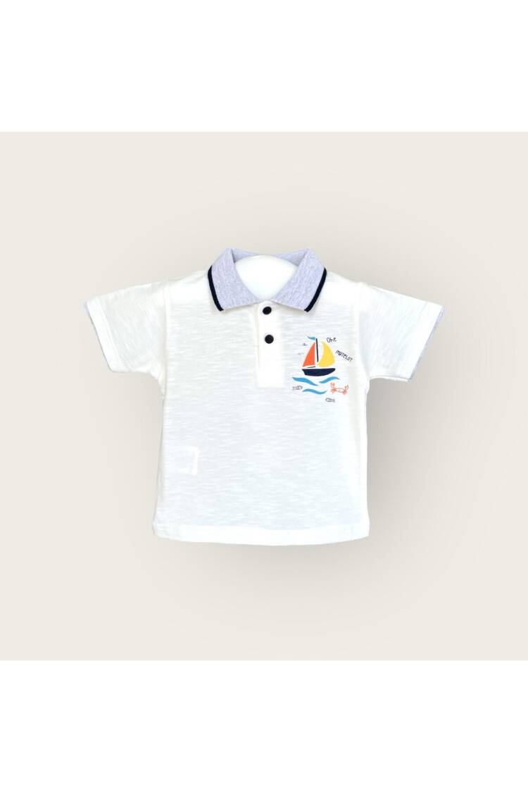 Wholesale Baby Boys T-shirt 6-18M - Brand: Algiy Mini - Kids & Baby Clothes Wholesale - Globality Store