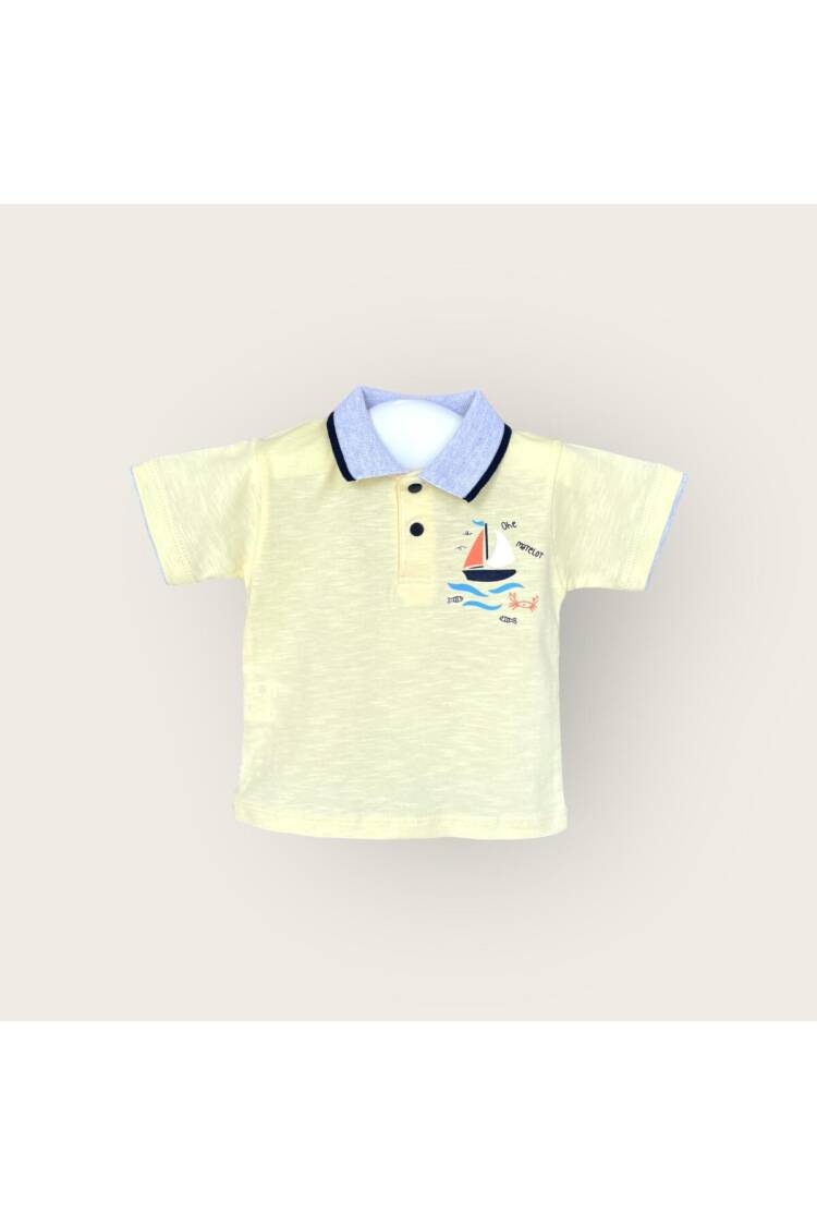 Wholesale Baby Boys T-shirt 6-18M - Brand: Algiy Mini - Kids & Baby Clothes Wholesale - Globality Store