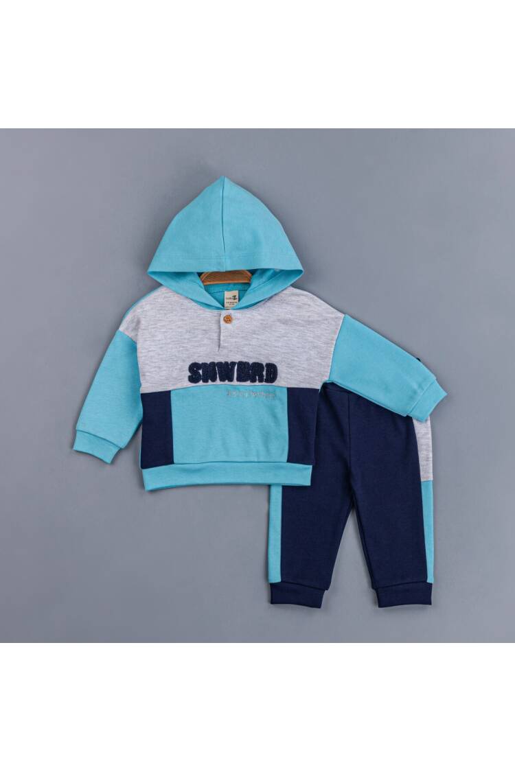 Wholesale Baby Boys Tracksuit Set With Hoodie 6-24M - Brand: BabyZ - Kids & Baby Clothes Wholesale - Globality Store