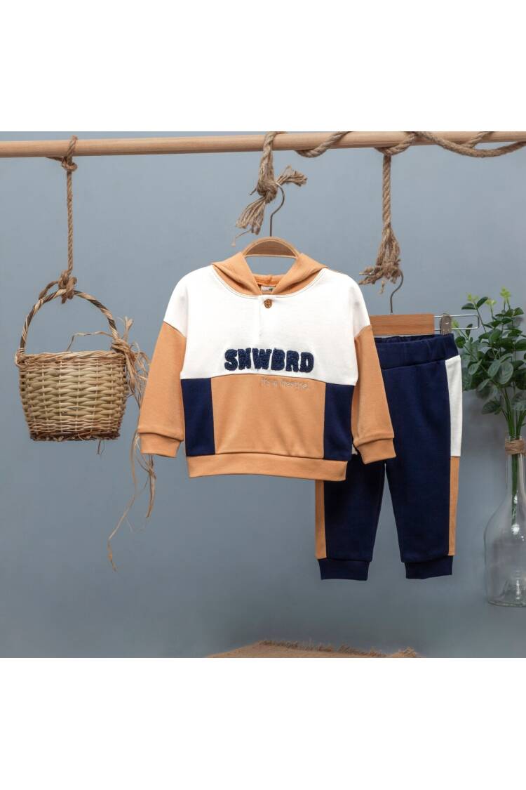 Wholesale Baby Boys Tracksuit Set With Hoodie 6-24M - Brand: BabyZ - Kids & Baby Clothes Wholesale - Globality Store