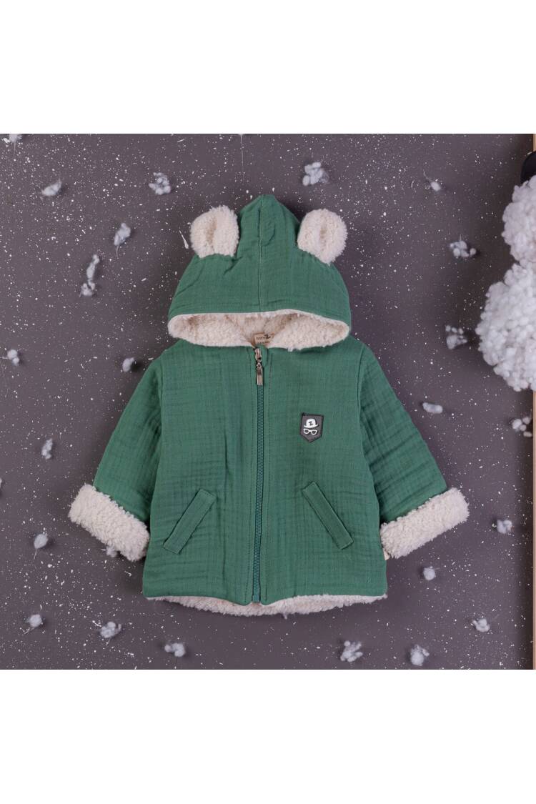 Wholesale Baby Boys Welsoft Coat With Hoodie 6-24M - Brand: BabyZ - Kids & Baby Clothes Wholesale - Globality Store