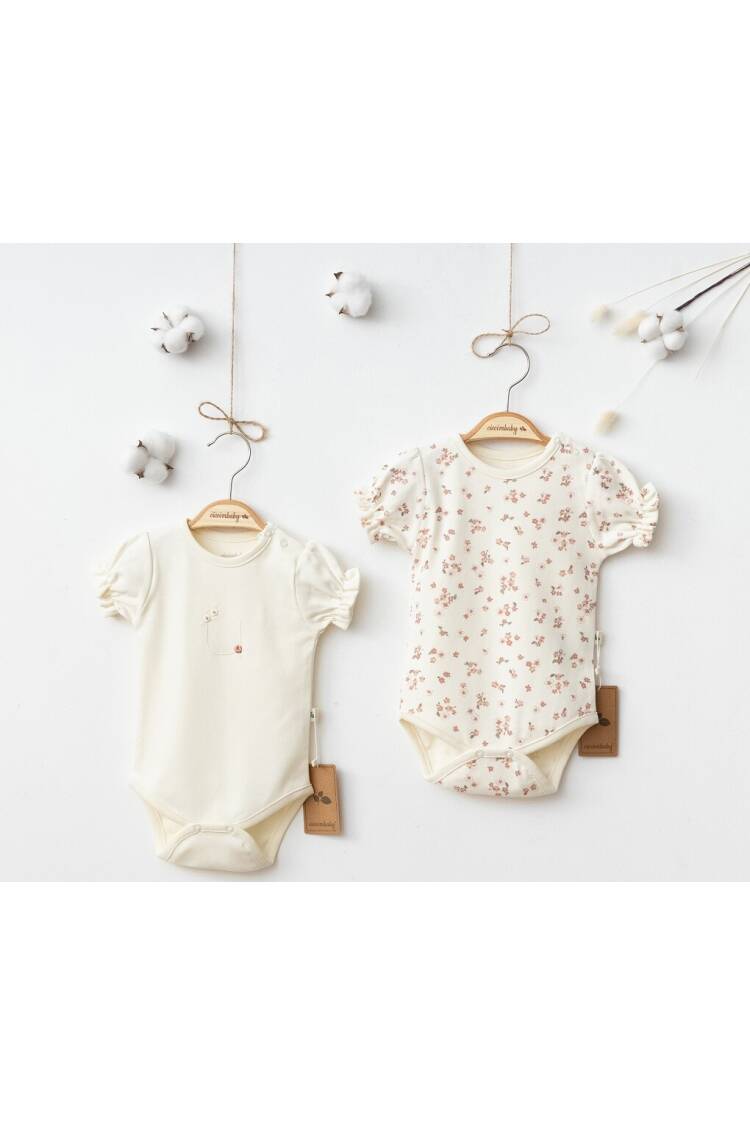 Wholesale Baby Girl 2-Piece Bodysuit Set 3-9M - Brand: Ciccimbaby - Kids & Baby Clothes Wholesale - Globality Store