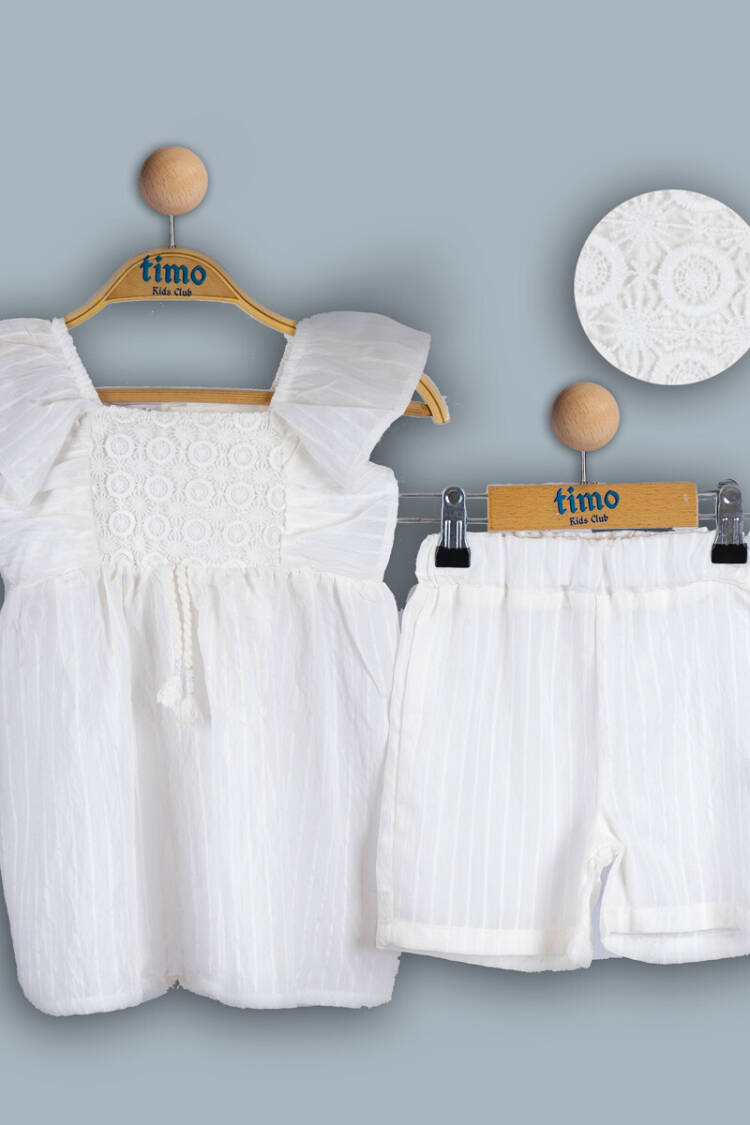 Wholesale Baby Girl 2-Piece Dress and Shorts Set 6-24M - Brand: Timo - Kids & Baby Clothes Wholesale - Globality Store