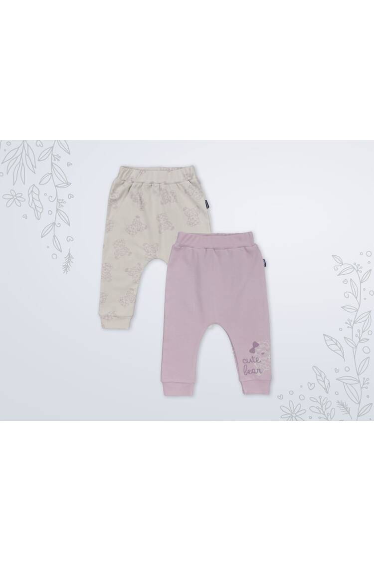 Wholesale Baby Girl 2-piece Pants Set 3-18M 1003-18515 - Brand: Miniworld - Kids & Baby Clothes Wholesale - Globality Store