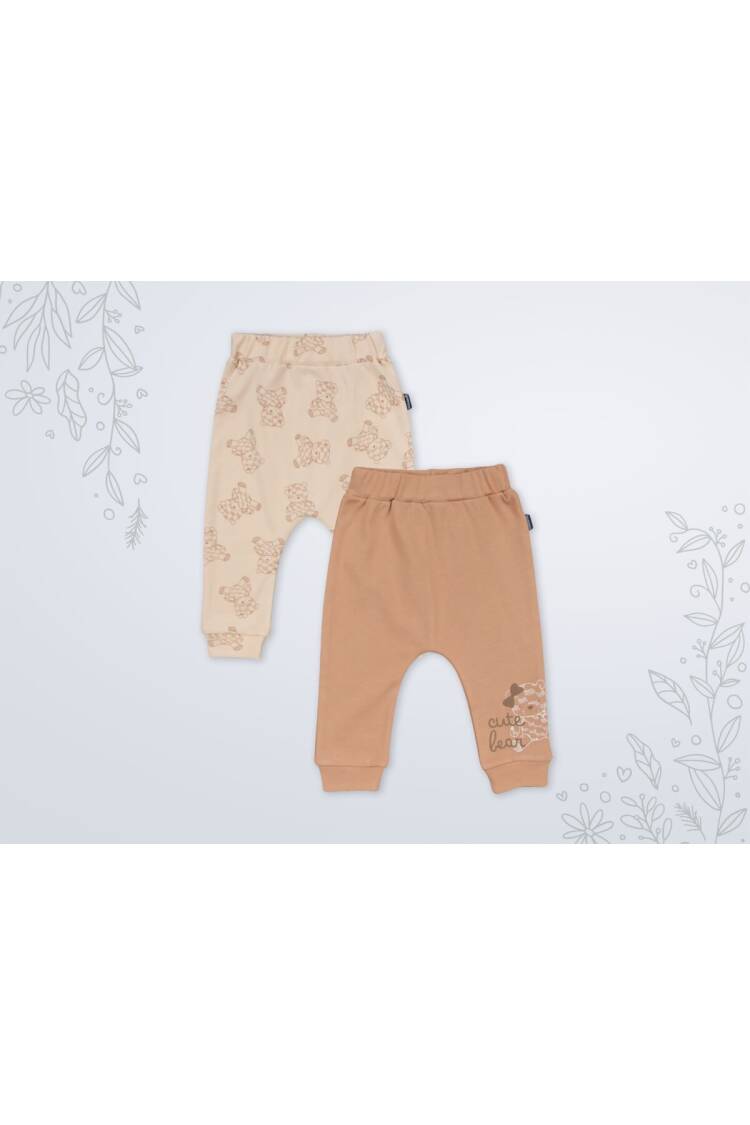Wholesale Baby Girl 2-piece Pants Set 3-18M 1003-18515 - Brand: Miniworld - Kids & Baby Clothes Wholesale - Globality Store