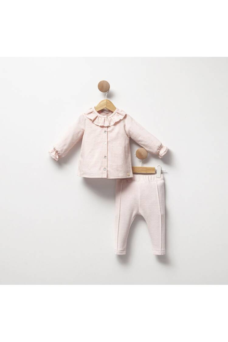Wholesale Baby Girl 2-Piece Shirt and Pants Set 6-18M - Brand: Cassiope - Kids & Baby Clothes Wholesale - Globality Store