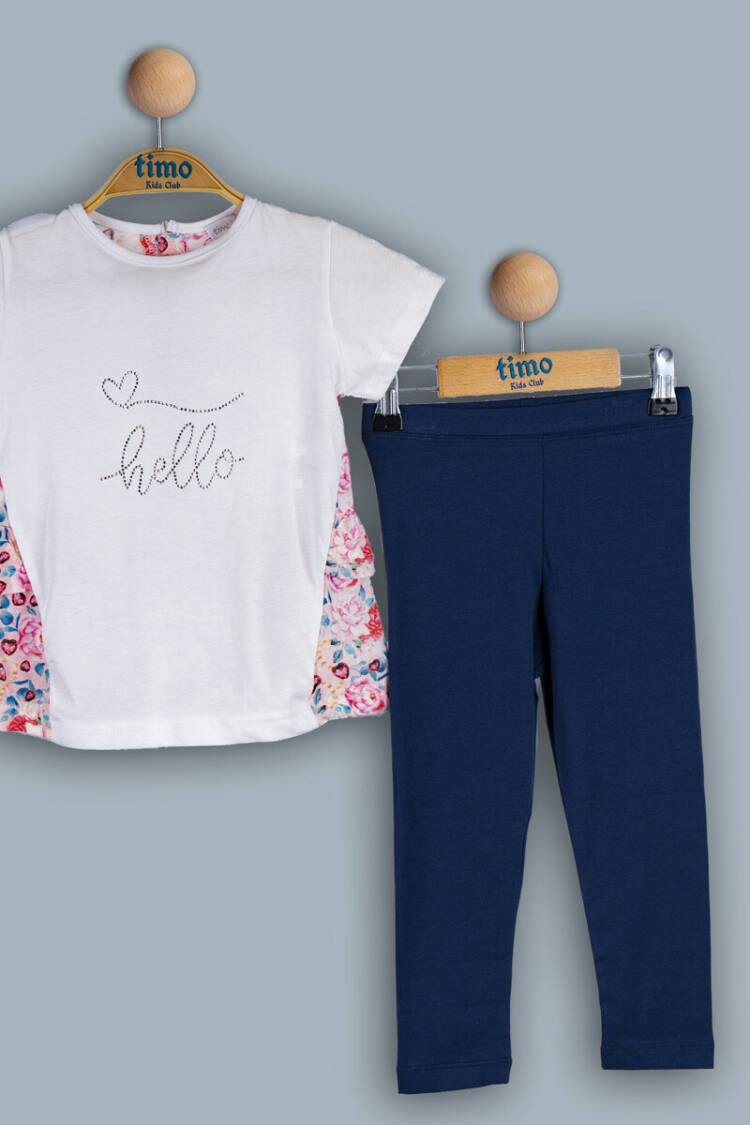 Wholesale Baby Girl 2-Piece T-shirt and Leggings Set 6-24M - Brand: Timo - Kids & Baby Clothes Wholesale - Globality Store