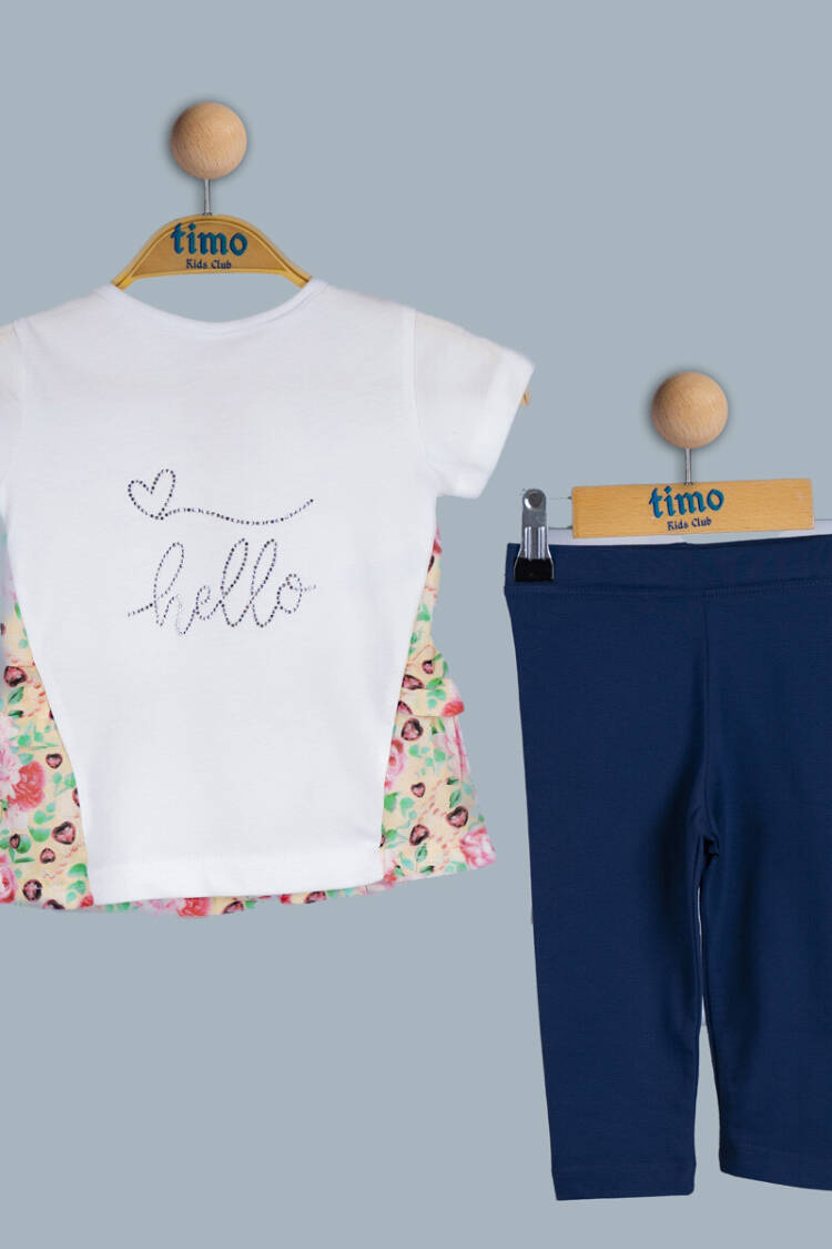 Wholesale Baby Girl 2-Piece T-shirt and Leggings Set 6-24M - Brand: Timo - Kids & Baby Clothes Wholesale - Globality Store