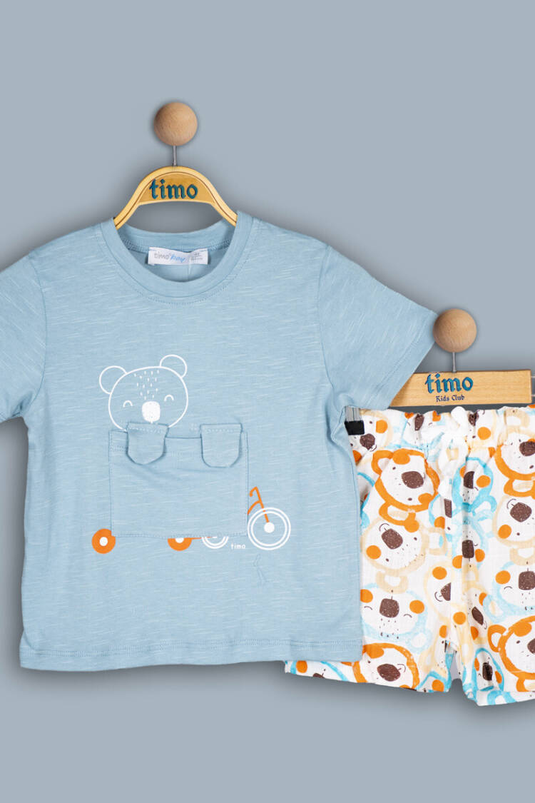 Wholesale Baby Girl 2-Piece T-Shirt and Shorts Set 6-24M - Brand: Timo - Kids & Baby Clothes Wholesale - Globality Store