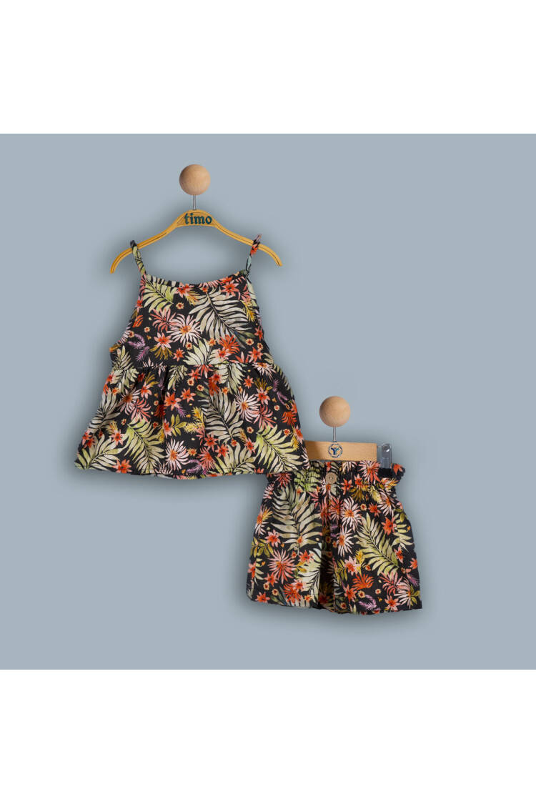 Wholesale Baby Girl 2-Piece with Dress and Shorts Set 6-24M - Brand: Timo - Kids & Baby Clothes Wholesale - Globality Store
