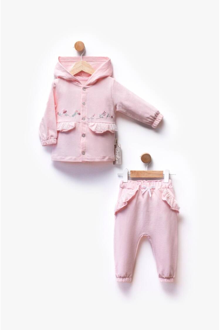 Wholesale Baby Girl 2pcs Cardigan and Trousers Set 6-36M - Brand: Flexi Baby - Kids & Baby Clothes Wholesale - Globality Store