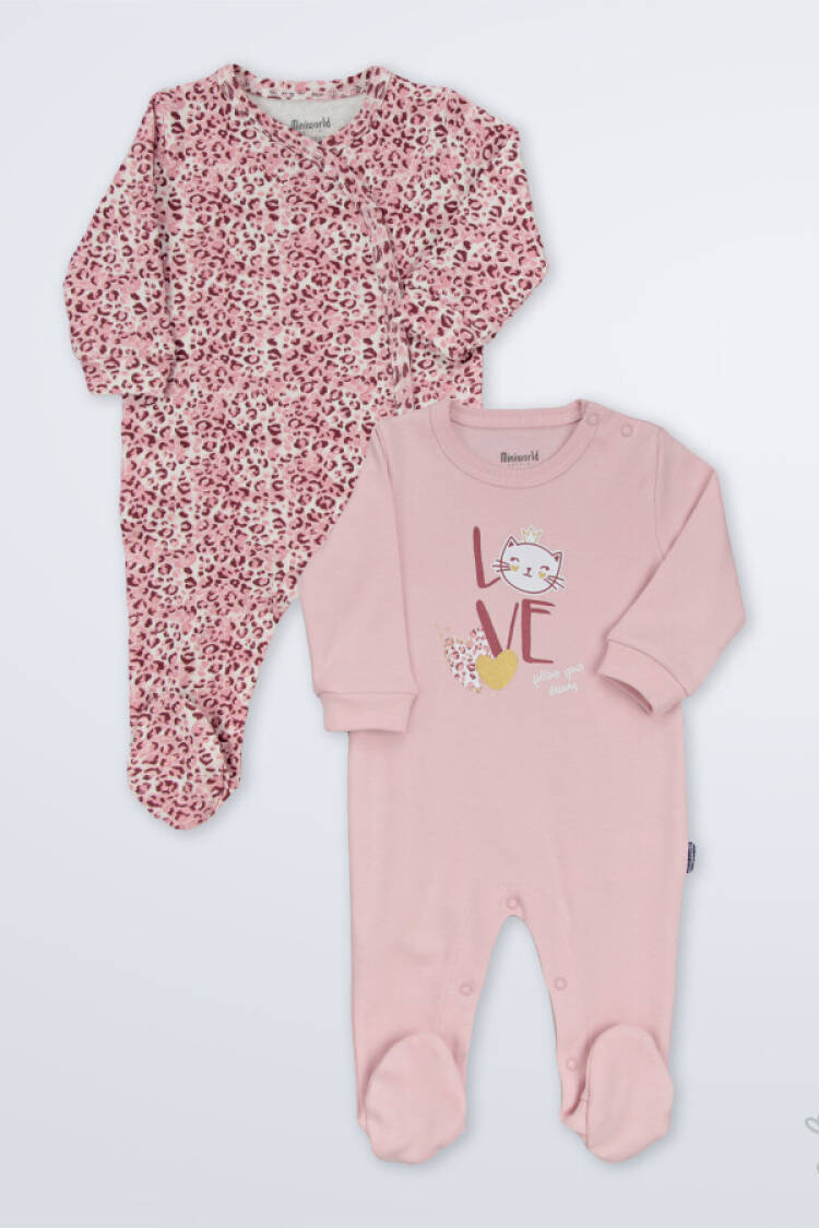 Wholesale Baby Girl 2pcs Jumpsuit 1-6M - Brand: Miniworld - Kids & Baby Clothes Wholesale - Globality Store