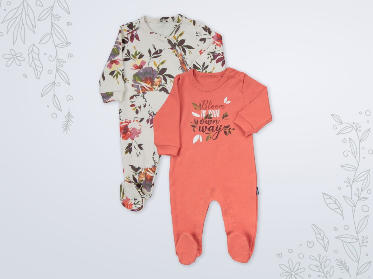 Wholesale Baby Girl 2pcs Jumpsuit Set 1-6M 1003-18587 - Brand: Miniworld - Kids & Baby Clothes Wholesale - Globality Store