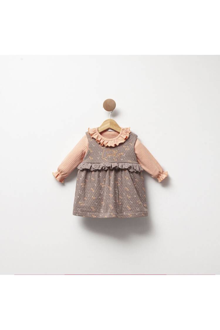 Wholesale Baby Girl 2pcs Sweat and Dress Set 6-18M - Brand: Cassiope - Kids & Baby Clothes Wholesale - Globality Store