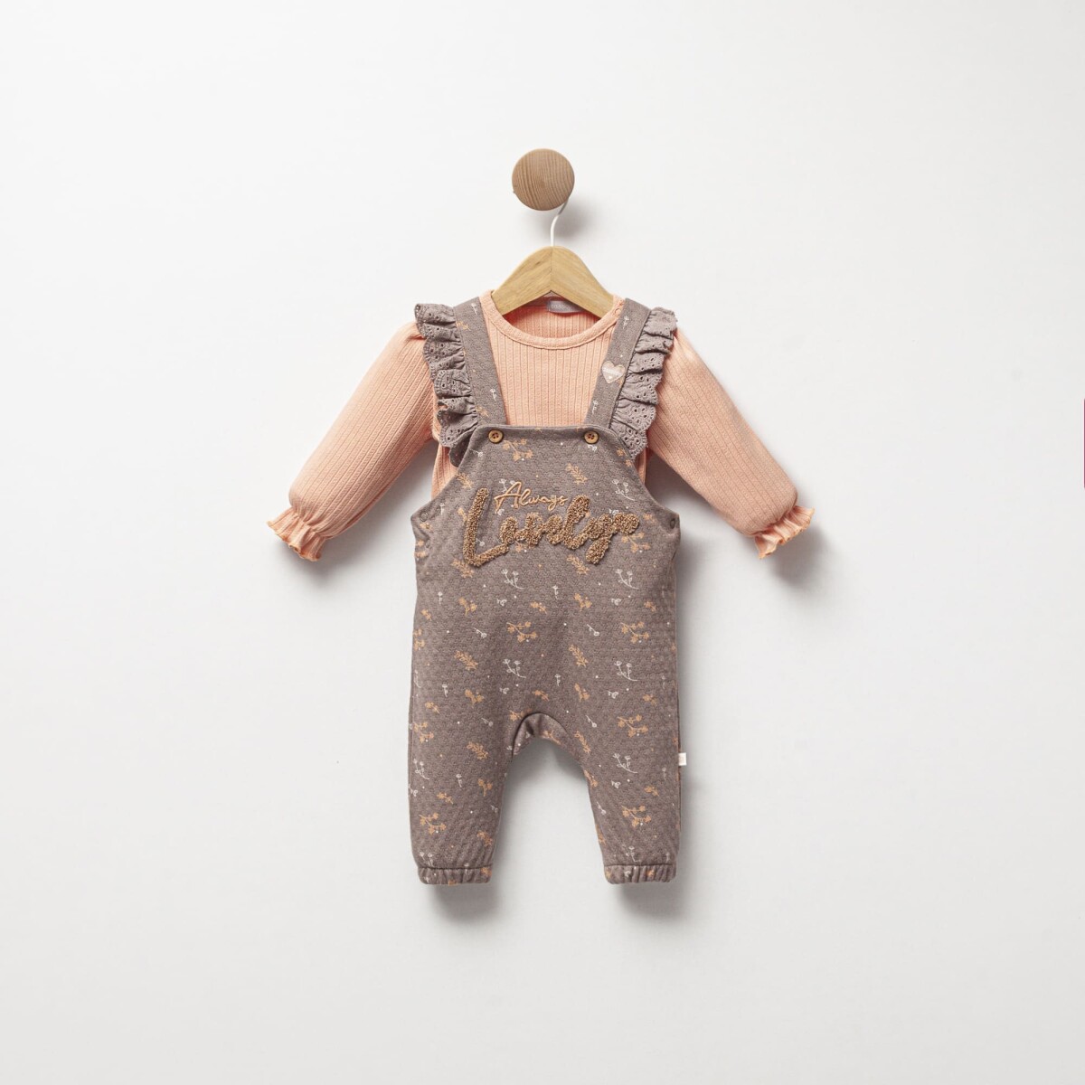 Wholesale Baby Girl 2pcs Sweat and Jumpsuit Set 3-9M - Brand: Cassiope - Kids & Baby Clothes Wholesale - Globality Store