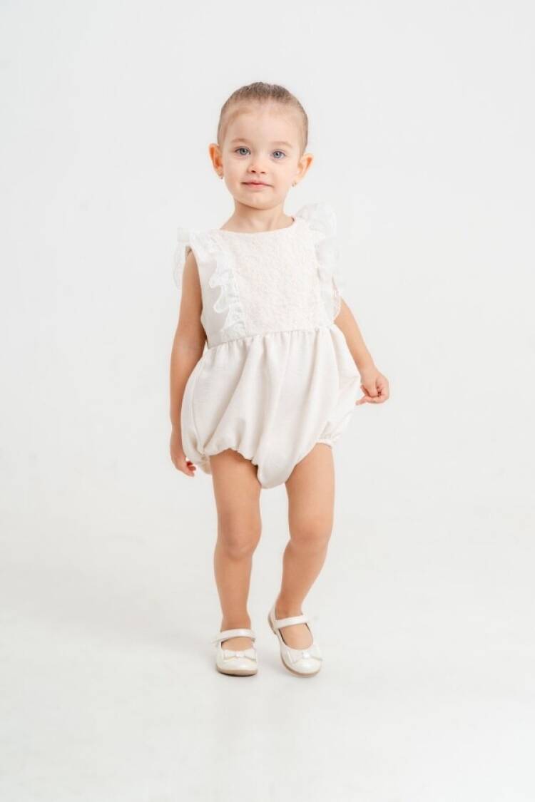 Wholesale Baby Girl 4 Pieces Katan Dantell Jumpsuit 6-18M - Brand: KidsRoom - Kids & Baby Clothes Wholesale - Globality Store