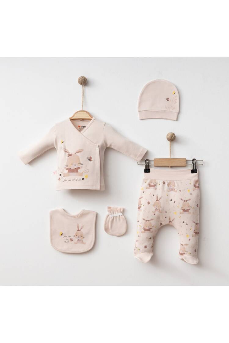 Wholesale Baby Girl 5pcs Newborn Set 0-3M - Brand: Vina baby - Kids & Baby Clothes Wholesale - Globality Store