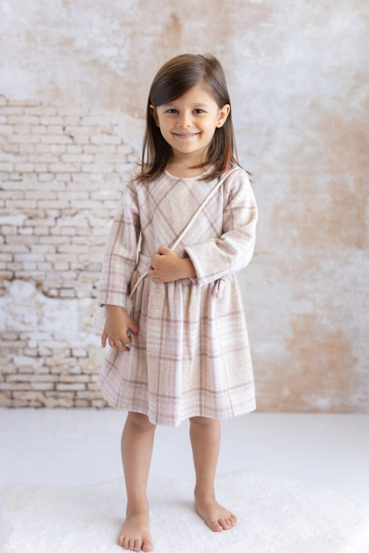 Wholesale Baby Girl Bag Accessories Jacquard Dress 9-48M - Brand: Mininio - Kids & Baby Clothes Wholesale - Globality Store