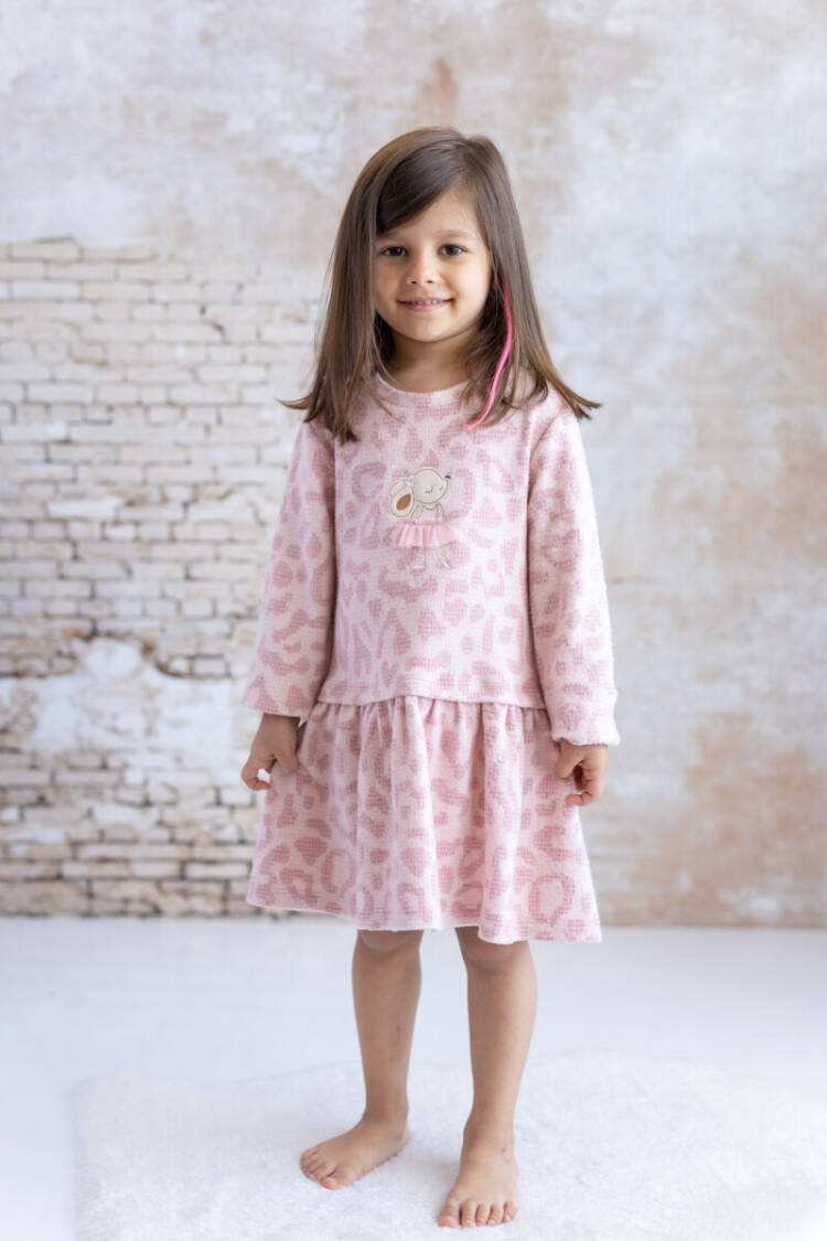 Wholesale Baby Girl Bag Jacquard Dress with Accessories 9-48M - Brand: Mininio - Kids & Baby Clothes Wholesale - Globality Store