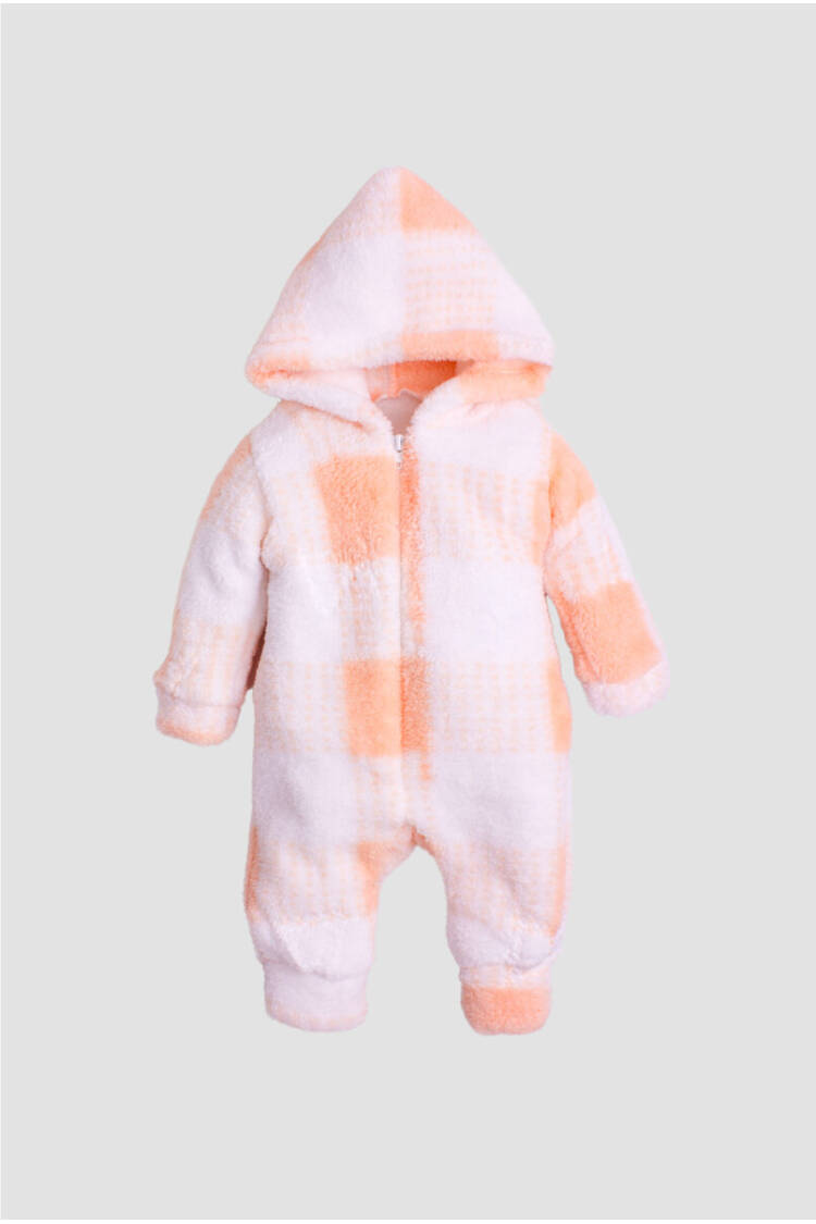 Wholesale Baby Girl Check Welsoft Jumpsuit 1-4Y - Brand: Kidexs - Kids & Baby Clothes Wholesale - Globality Store