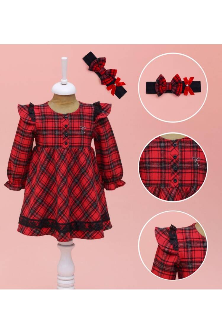 Wholesale Baby Girl Dress with Headband 6-18M - Brand: Lilax - Kids & Baby Clothes Wholesale - Globality Store
