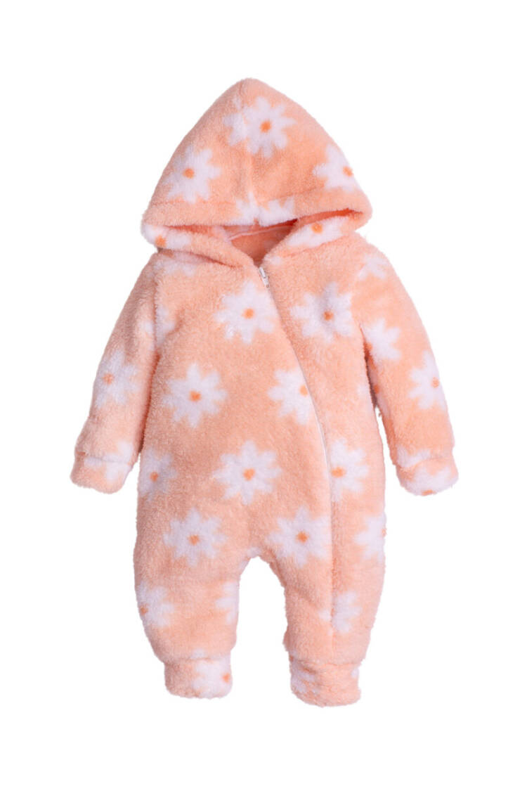 Wholesale Baby Girl Floral Pattern Welsoft Jumpsuit 3-12M - Brand: Kidexs - Kids & Baby Clothes Wholesale - Globality Store