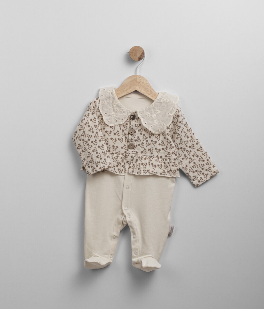 Wholesale Baby Girl Floral Patterned Jumpsuit 0-6M - Brand: Bebbemini - Kids & Baby Clothes Wholesale - Globality Store