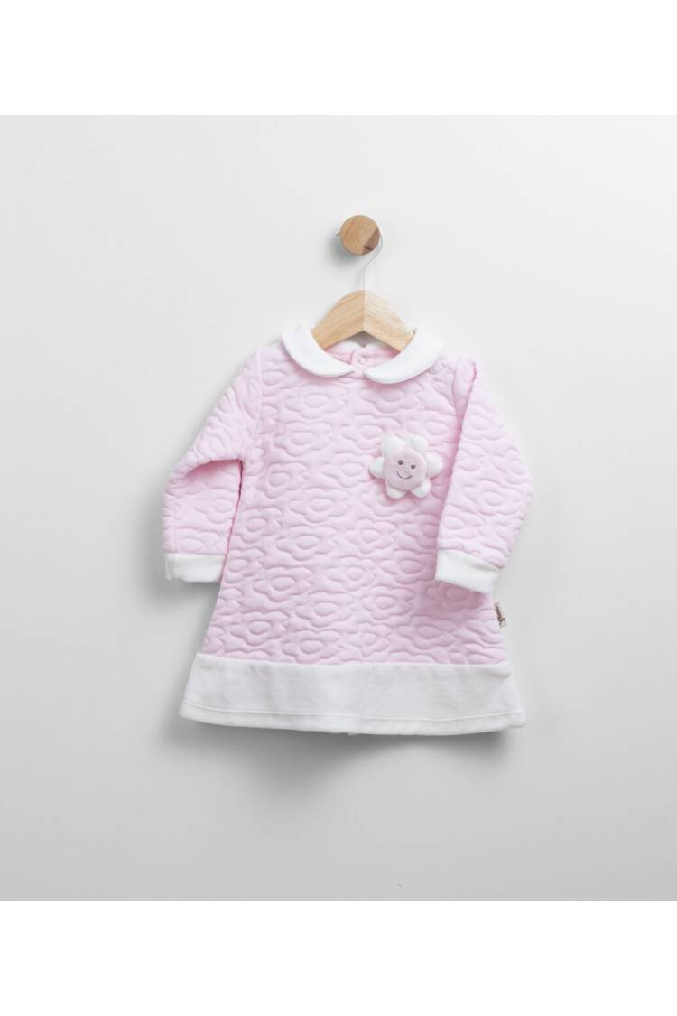 Wholesale Baby Girl Flower Detailed Dress 6-36M - Brand: Flexi Baby - Kids & Baby Clothes Wholesale - Globality Store