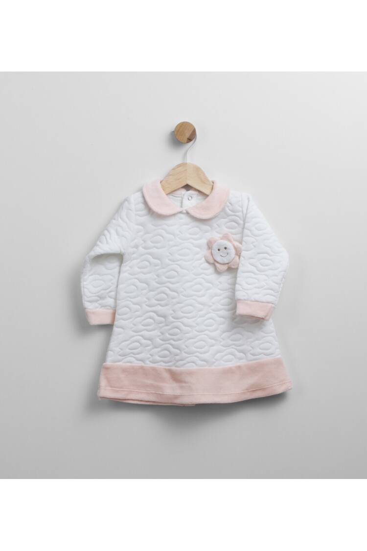 Wholesale Baby Girl Flower Detailed Dress 6-36M - Brand: Flexi Baby - Kids & Baby Clothes Wholesale - Globality Store