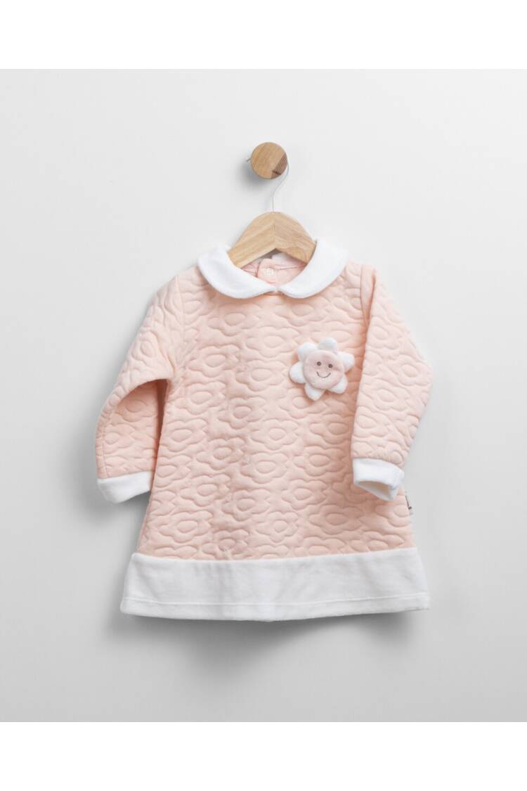 Wholesale Baby Girl Flower Detailed Dress 6-36M - Brand: Flexi Baby - Kids & Baby Clothes Wholesale - Globality Store