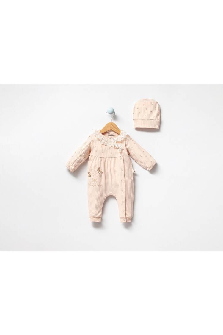 Wholesale Baby Girl Hat Jumpsuit 0-9M