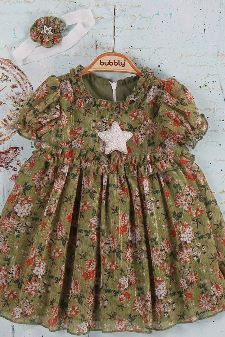 Wholesale Baby Girl Headband Dress 6-24M - Brand: Bubbly - Kids & Baby Clothes Wholesale - Globality Store