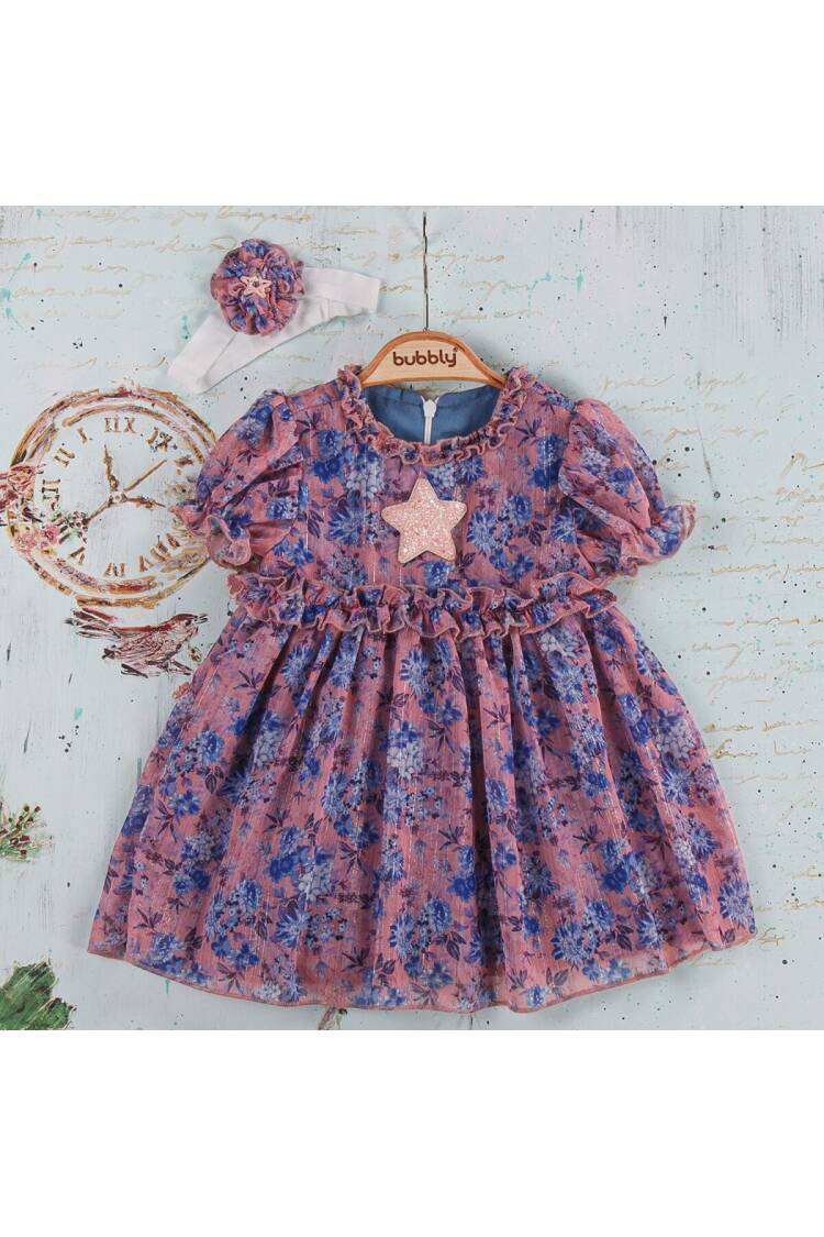 Wholesale Baby Girl Headband Dress 6-24M - Brand: Bubbly - Kids & Baby Clothes Wholesale - Globality Store