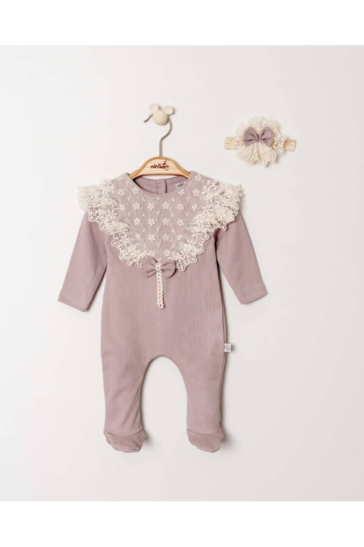 Wholesale Baby Girl Jumpsuit 0-6M - Brand: Miniborn - Kids & Baby Clothes Wholesale - Globality Store