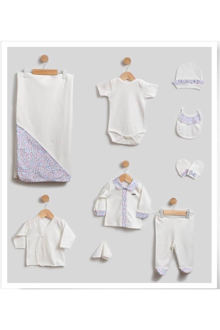 Wholesale Baby Girl Newborn 10-piece Onesies Set 0M - Brand: Bebbemini - Kids & Baby Clothes Wholesale - Globality Store