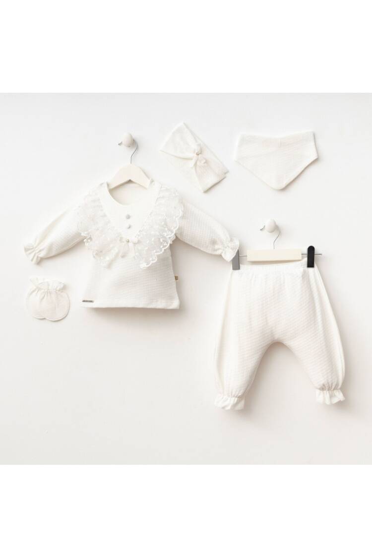 Wholesale Baby Girl Newborn 5-Piece Set 0-1M - Brand: Minizeyn - Kids & Baby Clothes Wholesale - Globality Store