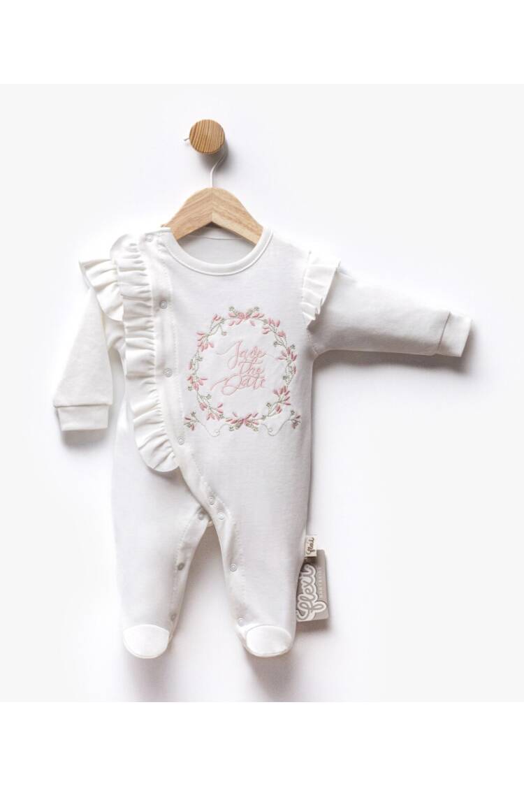 Wholesale Baby Girl Newborn Patterned Jumpsuit 0-6M - Brand: Flexi Baby - Kids & Baby Clothes Wholesale - Globality Store