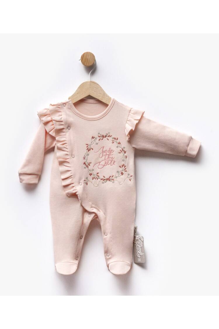 Wholesale Baby Girl Newborn Patterned Jumpsuit 0-6M - Brand: Flexi Baby - Kids & Baby Clothes Wholesale - Globality Store