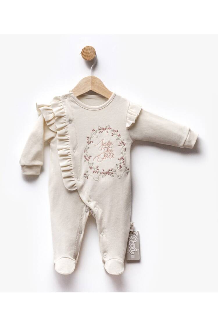 Wholesale Baby Girl Newborn Patterned Jumpsuit 0-6M - Brand: Flexi Baby - Kids & Baby Clothes Wholesale - Globality Store