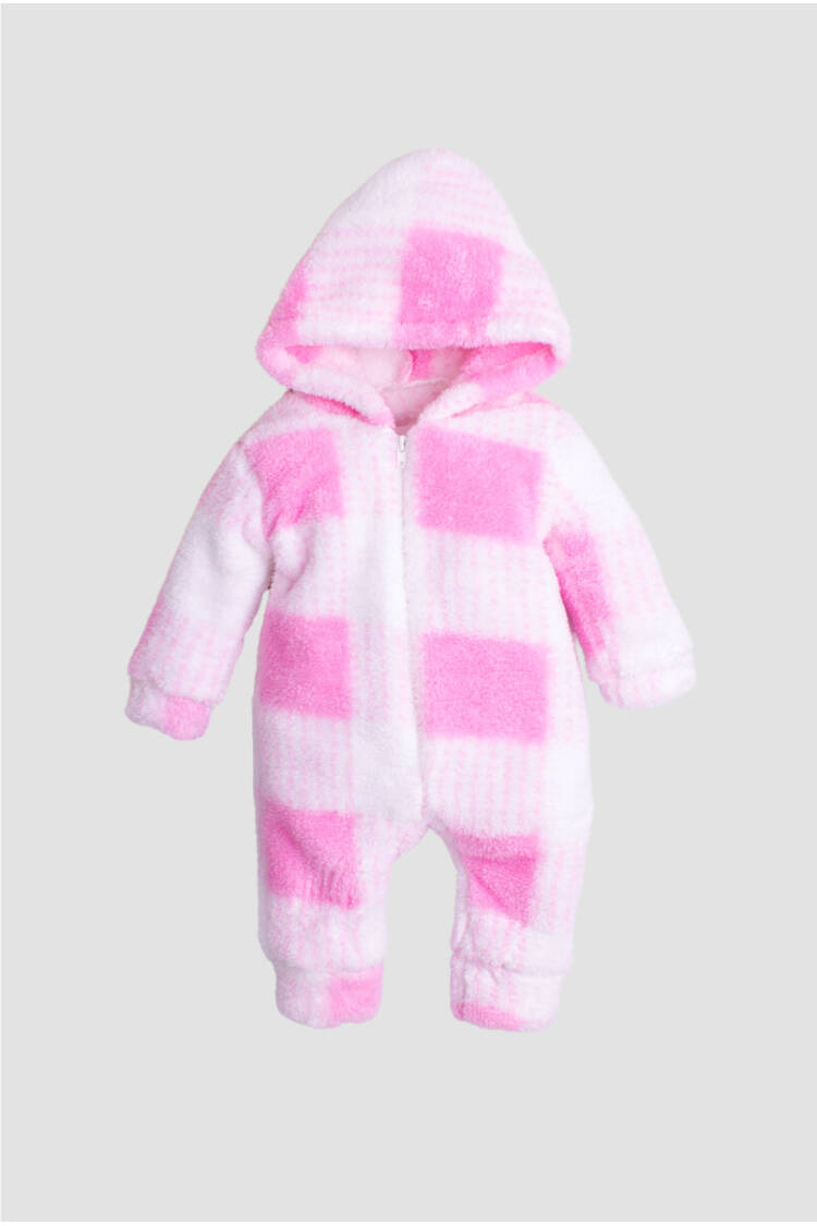 Wholesale Baby Girl Plaid Welsoft Jumpsuit 3-12M - Brand: Kidexs - Kids & Baby Clothes Wholesale - Globality Store
