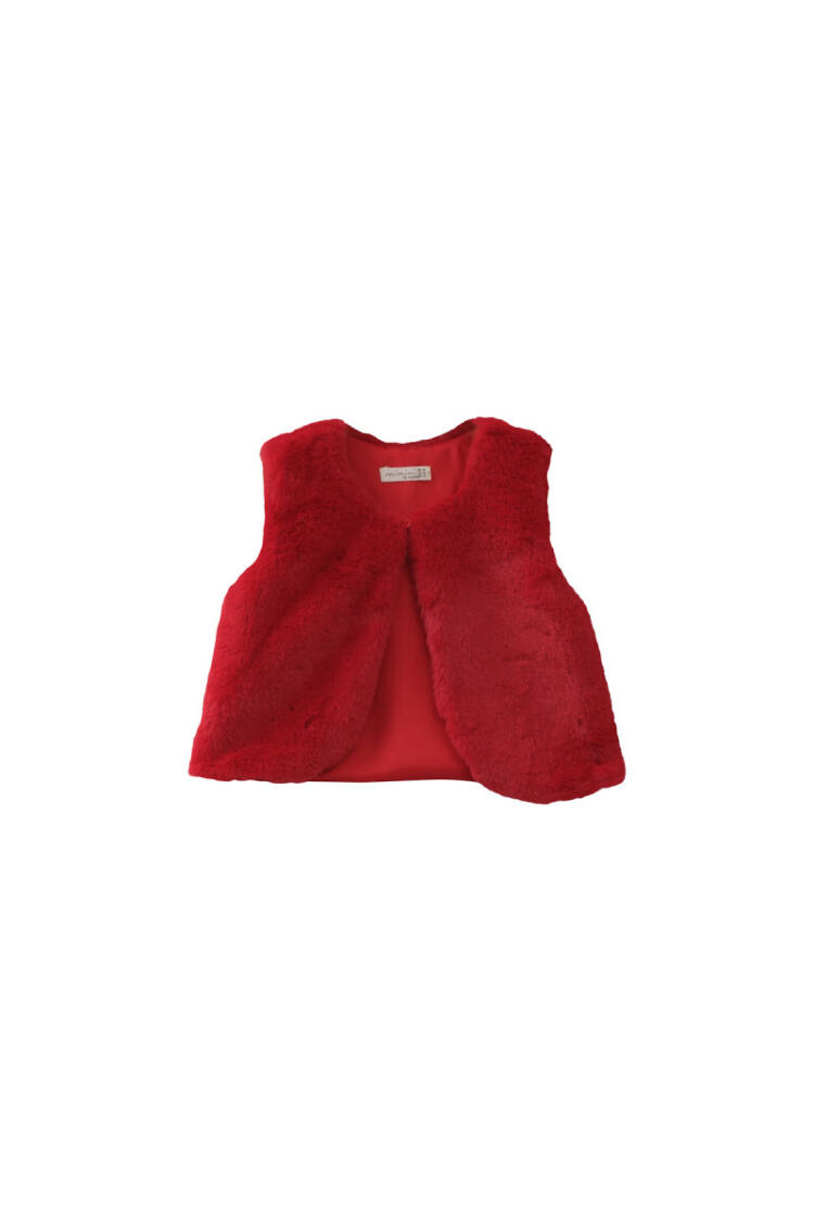 Wholesale Baby Girl Plush Vest 9-48M - Brand: Mininio - Kids & Baby Clothes Wholesale - Globality Store