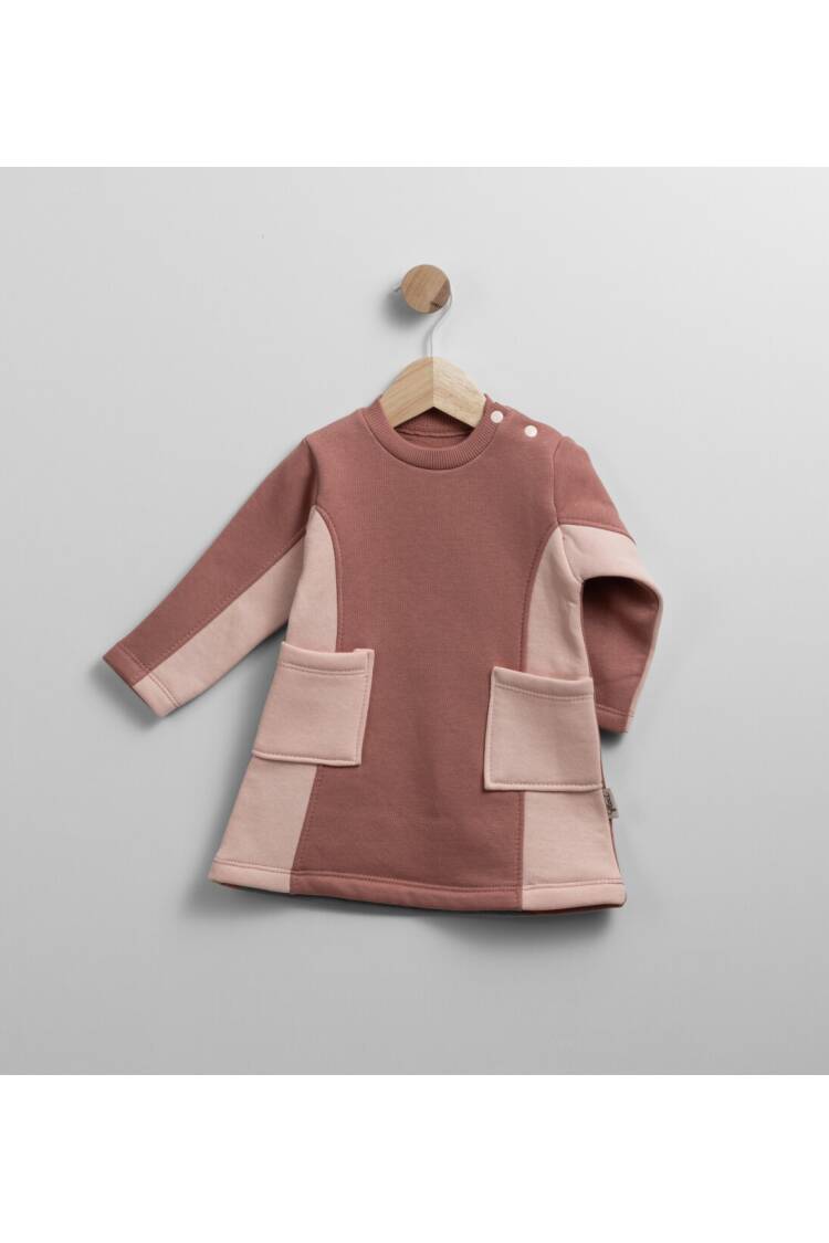 Wholesale Baby Girl Pocket Detailed Dress 6-36M - Brand: Flexi Baby - Kids & Baby Clothes Wholesale - Globality Store