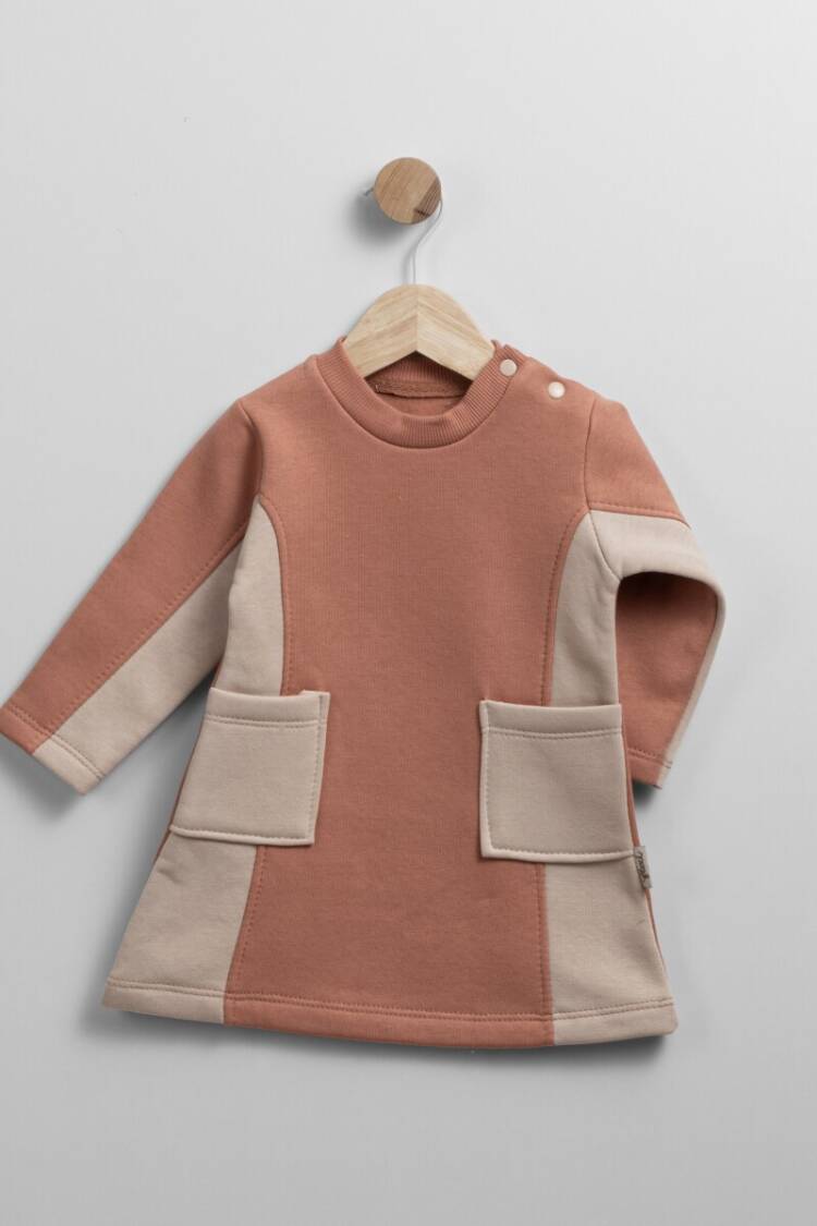 Wholesale Baby Girl Pocket Detailed Dress 6-36M - Brand: Flexi Baby - Kids & Baby Clothes Wholesale - Globality Store